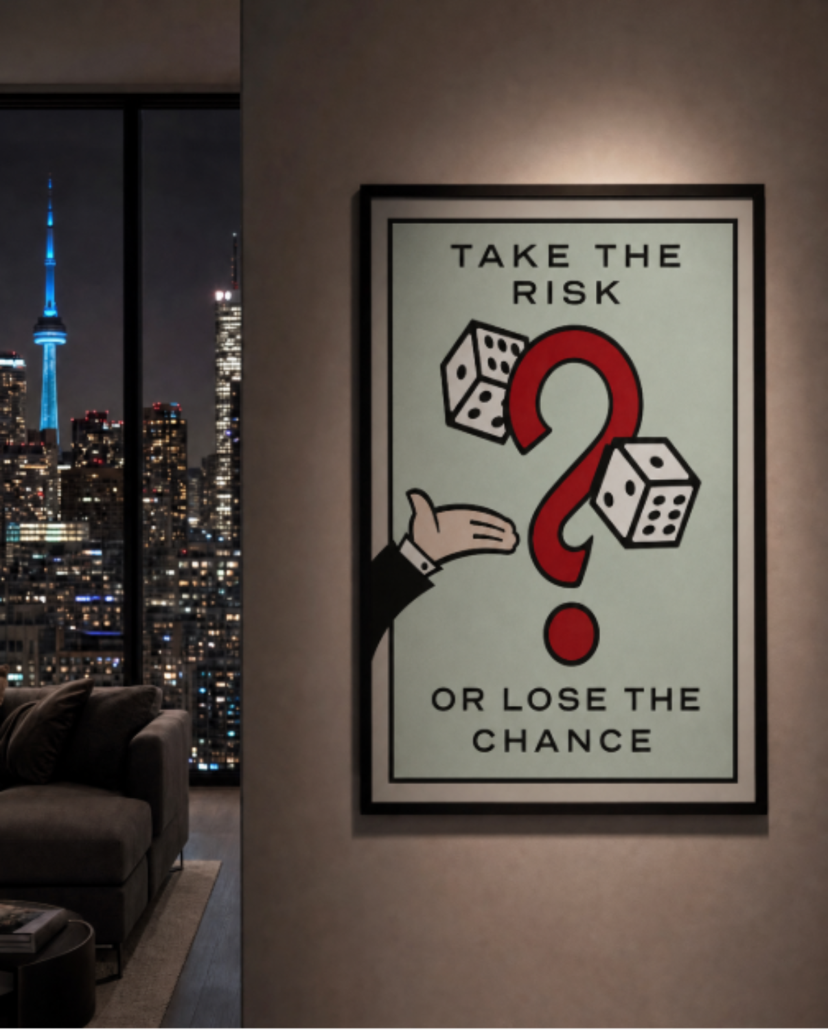 Take The Risk - 16" x 22"